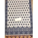 Women's Banarasi Silk Printed Unstitched Salwar Suit Material With Dupatta (Navy Blue, 3Mtrs)