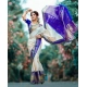 Women's Litchi silk Printed Saree With Unstitched Blouse (Off White) Women's Litchi silk Printed Saree With Unstitched Blouse (Off White)