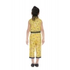 Girl's Cotton Printed Sleeveless Jumpsuit (Yellow) Girl's Cotton Printed Sleeveless Jumpsuit (Yellow)