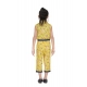 Girl's Cotton Printed Sleeveless Jumpsuit (Yellow) Girl's Cotton Printed Sleeveless Jumpsuit (Yellow)