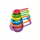 Pack of 4_Colorful Measuring Cup Spoon Set Stackable Kitchen Measuring Cups (Color: Assorted )