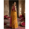 Women's Cotton Printed Saree With Unstitched Blouse 5.5Mtr (Yellow) Women's Cotton Printed Saree With Unstitched Blouse 5.5Mtr (Yellow)