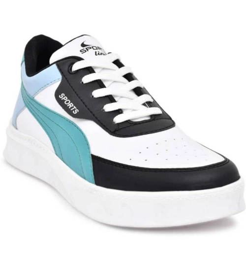 Men's Casual Synthetic Lace-ups Casual Shoes (White)