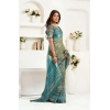 Women's Faux Linen Printed Ready to wear Saree With Unstitched Blouse 5.5Mtr (Multicolor) Women's Faux Linen Printed Ready to wear Saree With Unstitched Blouse 5.5Mtr (Multicolor)