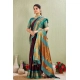 Women's Silk Blended Jaquard Woven Saree With Unstitched Blouse 5.5Mtr (Purple)