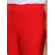 Girl's Cotton Lycra Solid Elasticated Leggings (Red) Girl's Cotton Lycra Solid Elasticated Leggings (Red)