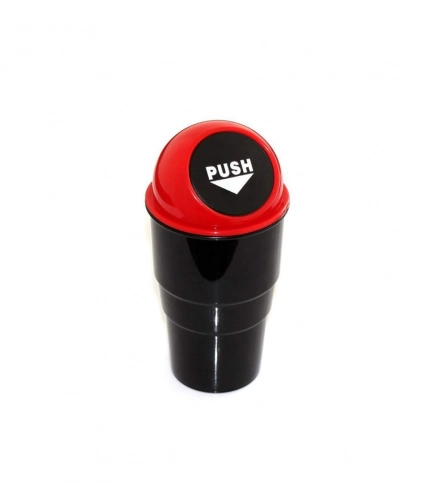 Pack Of 4_Car Dustbin – Portable Vehicle Trash Bin for Interior Organization (Color: Assorted )
