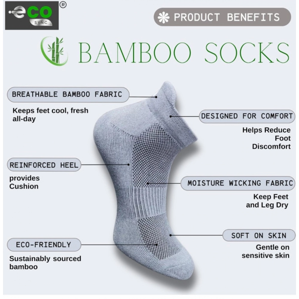 4_Pair Set Unisex Casual Cotton Printed Ankle Length Socks (Multicolor)