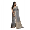 Women's Cotton Printed Saree With Unstitched Blouse 5.5Mtr (Gray) Women's Cotton Printed Saree With Unstitched Blouse 5.5Mtr (Gray)
