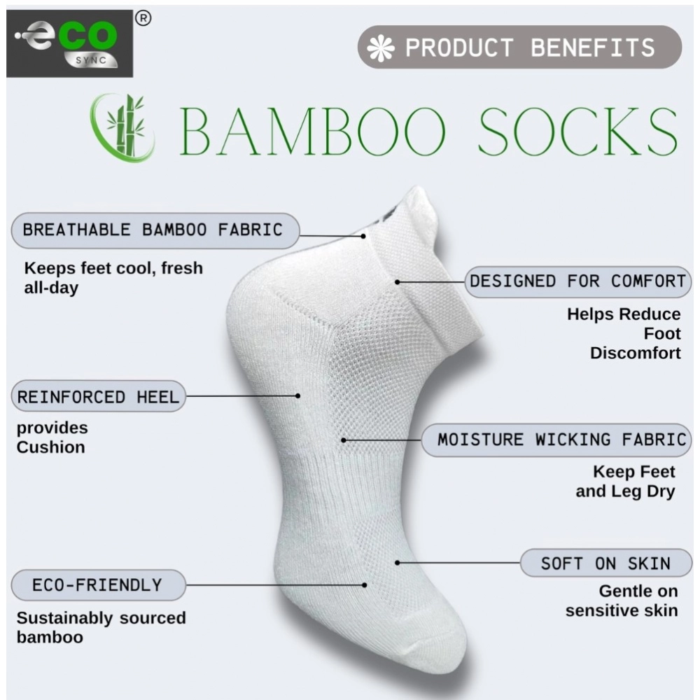 4_Pair Set Unisex Casual Cotton Printed Ankle Length Socks (Multicolor)