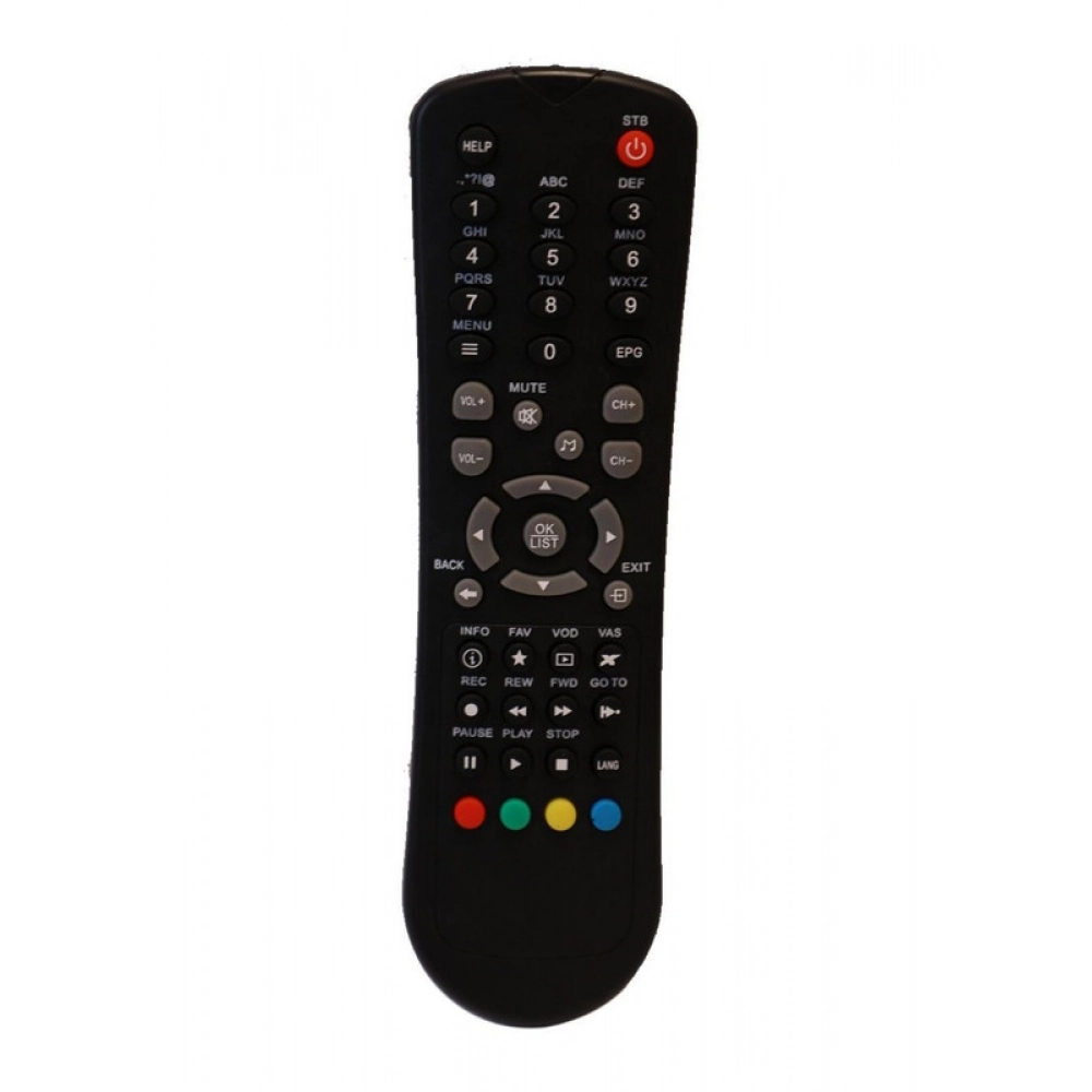Ecomoye Set Top Box Remote No. 355, Compatible/Replacement for NXT Digital Set Top Box Remote Control, Black (Exactly Same Remote will Only Work)