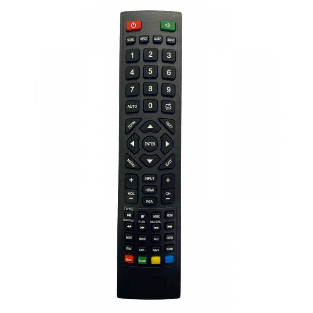 Ecomoye LCD/LED Remote No. N32, Compatible/Replacement for Llyod LCD/LED TV Remote, Black (Exactly Same Remote will Only Work)