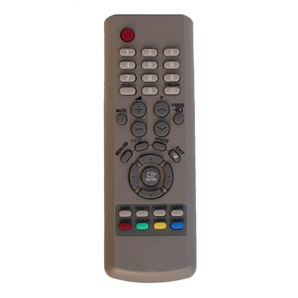 Ecomoye TV Remote No. SG58, Compatible/Replacement for Samsung CRT TV Remote Control, Grey (Exactly Same Remote will Only Work)
