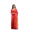 Women's Soft Lichi Silk Printed Saree With Unstitched Blouse 5.5Mtr (Red) Women's Soft Lichi Silk Printed Saree With Unstitched Blouse 5.5Mtr (Red)