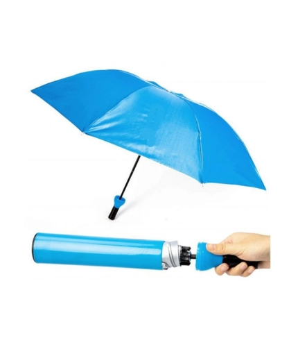 Bottle-Shaped Umbrella – Compact Foldable Rain Protection (Color: Assorted )