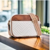 Women's PU Leather Zipper Sling Bag