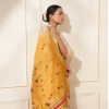 Women's Blended_Cotton Woven_Motifs Saree With Unstitched Blouse 5.5Mtr (Mustard) Women's Blended_Cotton Woven_Motifs Saree With Unstitched Blouse 5.5Mtr (Mustard)