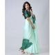 Women's Soft Crepe Silk Printed Ready To Wear Saree With Unstitched Blouse 5.5Mtr (Green) Women's Soft Crepe Silk Printed Ready To Wear Saree With Unstitched Blouse 5.5Mtr (Green)