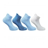 4_Pair Set Unisex Casual Cotton Printed Ankle Length Socks (Multicolor)