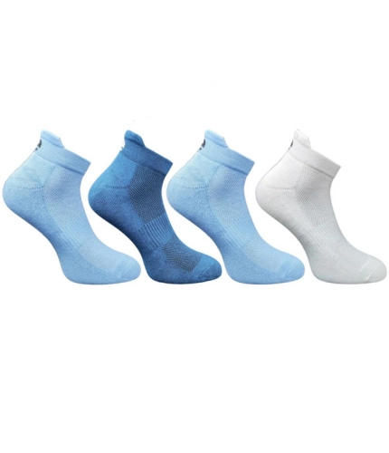 4_Pair Set Unisex Casual Cotton Printed Ankle Length Socks (Multicolor)