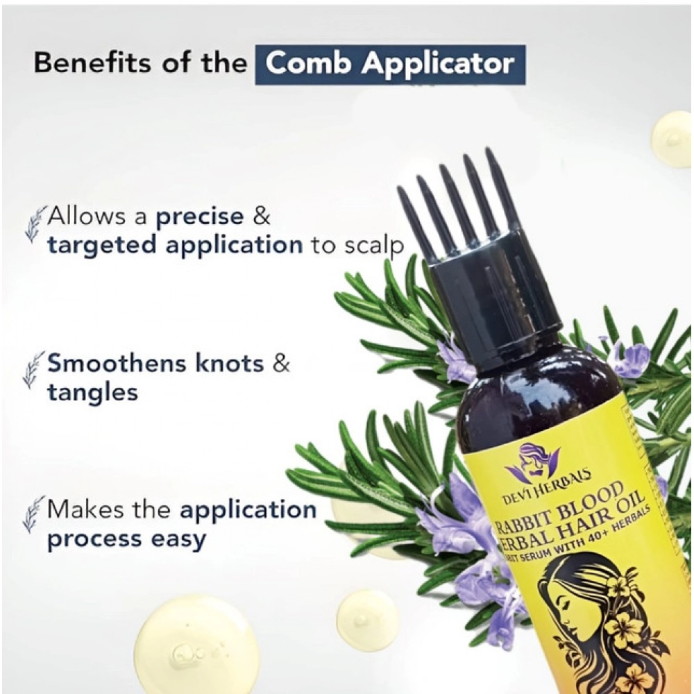 Devi Herbels Rabbit Blood Herbal 100 ML Hair Oil - Men's And Women's Hair Growth Oil Devi Herbels Rabbit Blood Herbal 100 ML Hair Oil - Men's And Women's Hair Growth Oil