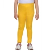 Girl's Cotton Lycra Solid Elasticated Leggings (Yellow) Girl's Cotton Lycra Solid Elasticated Leggings (Yellow)