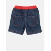 Girl's Denim Lace Inserts Sleeveless Shorts (Blue-Red) Girl's Denim Lace Inserts Sleeveless Shorts (Blue-Red)