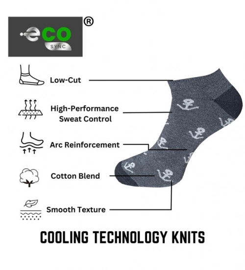 3_Pair Set Unisex Casual Cotton Printed Low Cut Socks (Multicolor) 3_Pair Set Unisex Casual Cotton Printed Low Cut Socks (Multicolor)