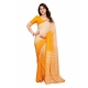 Women's Georgette Printed Saree With Unstitched Blouse 5.5Mtr (Yellow) Women's Georgette Printed Saree With Unstitched Blouse 5.5Mtr (Yellow)