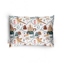 Soft Plush Printed Baby Infant Pillow for Kids Age 1 To 5 Years (Multicolor)
