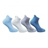 4_Pair Set Unisex Casual Cotton Printed Ankle Length Socks (Multicolor)