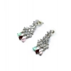 Women's Brass Silver Plated Necklace set (Multicolor)