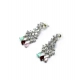 Women's Brass Silver Plated Necklace set (Multicolor)