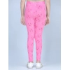 Girl's Cotton Lycra Printed Elasticated Leggings (Pink) Girl's Cotton Lycra Printed Elasticated Leggings (Pink)
