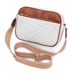 Women's PU Leather Zipper Sling Bag