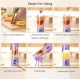 Plastic Solid Electric USB Juicer (Purple) Plastic Solid Electric USB Juicer (Purple)