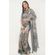 Women's Polyester Printed Saree With Unstitched Blouse 5.5 Mtr (Multicolor)