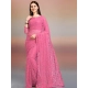 Women's Net Self Design Saree With Unstitched Blouse 5.5Mtr (Dark Pink) Women's Net Self Design Saree With Unstitched Blouse 5.5Mtr (Dark Pink)