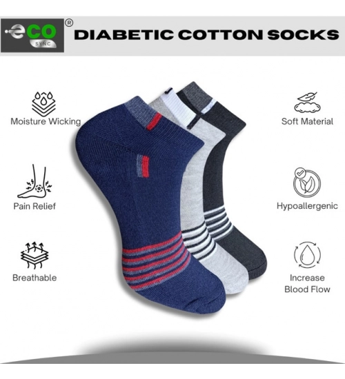 3_Pair Set Unisex Casual Cotton Printed Low Cut Socks (Multicolor) 3_Pair Set Unisex Casual Cotton Printed Low Cut Socks (Multicolor)