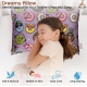 Soft Plush Printed Baby Infant Pillow for Kids Age 1 To 5 Years (Purple)