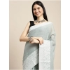 Women's Linen Printed Saree With Unstitched Blouse 5.5Mtr (Sea Green) Women's Linen Printed Saree With Unstitched Blouse 5.5Mtr (Sea Green)
