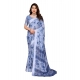 Women's Georgette Printed Saree With Unstitched Blouse 5.5Mtr (Light Blue) Women's Georgette Printed Saree With Unstitched Blouse 5.5Mtr (Light Blue)
