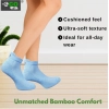 4_Pair Set Unisex Casual Cotton Printed Ankle Length Socks (Multicolor)