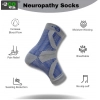 3_Pair Set Unisex Casual Cotton Printed Ankle Length Support Socks (Multicolor)