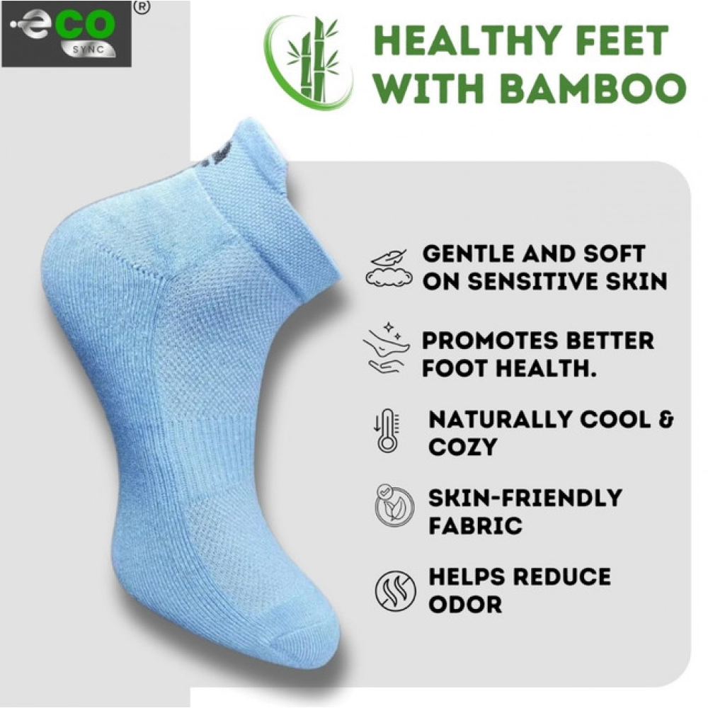 4_Pair Set Unisex Casual Cotton Printed Ankle Length Socks (Multicolor)