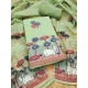 Women's Banarasi Silk Printed Unstitched Salwar Suit Material With Dupatta (Pista, 3Mtrs) Women's Banarasi Silk Printed Unstitched Salwar Suit Material With Dupatta (Pista, 3Mtrs)