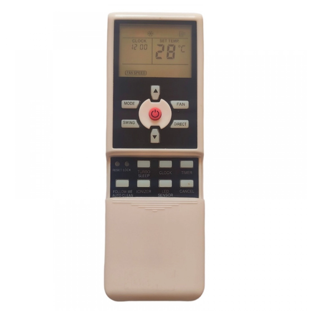 Ecomoye AC Remote No. 55 (No Backlight), Compatible/Replacement for Voltas AC Remote Control, White (Exactly Same Remote will Only Work)