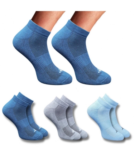 3_Pair Set Unisex Casual Cotton Printed Low Cut Socks (Multicolor)