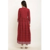 Women's Casual Rayon Full sleeve Kurti (Maroon)