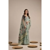 Women's Blended_Cotton Floral Motifs And Woven Buttas Saree With Unstitched Blouse 5.5Mtr (Teal) Women's Blended_Cotton Floral Motifs And Woven Buttas Saree With Unstitched Blouse 5.5Mtr (Teal)